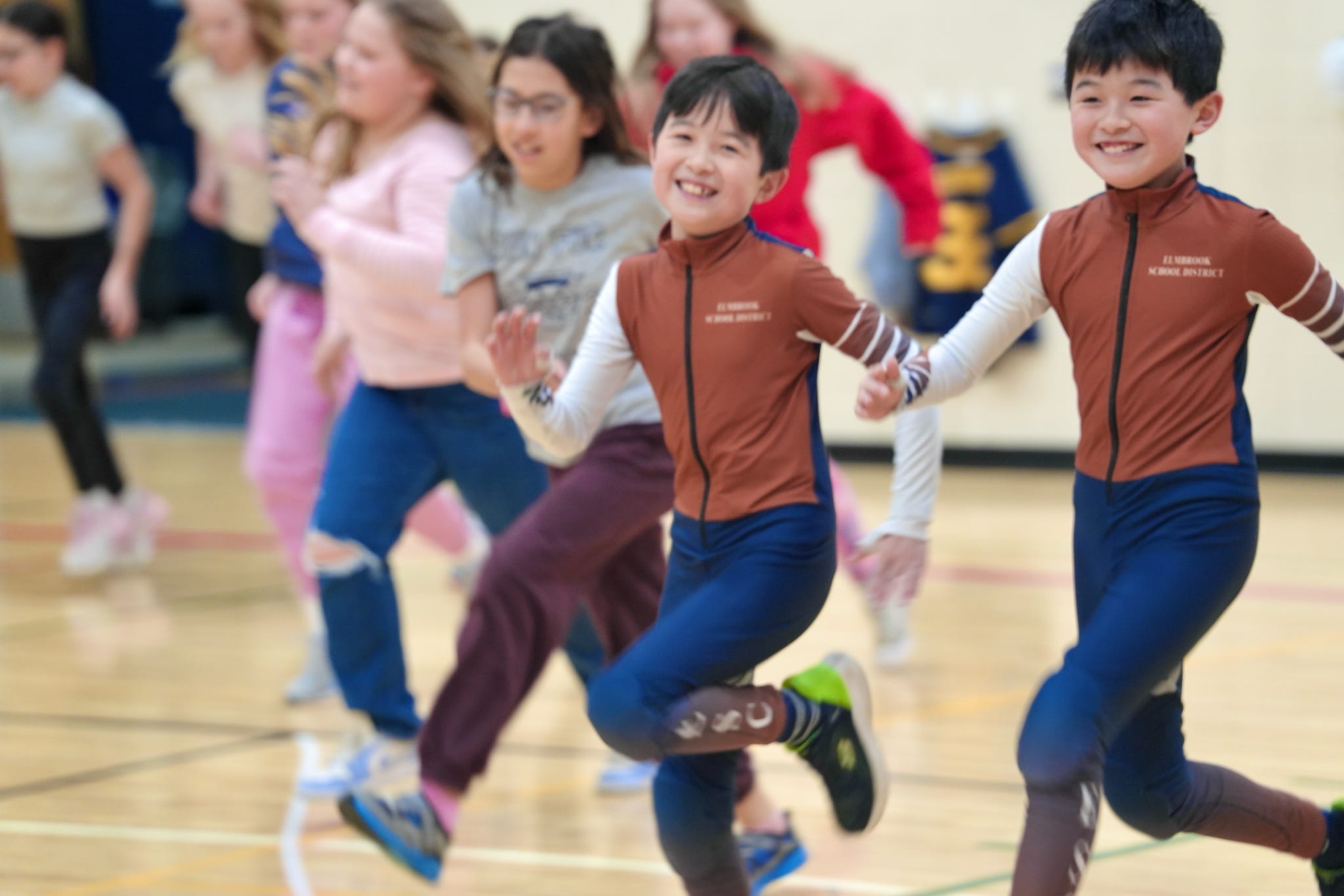 Speedskating in PE Class