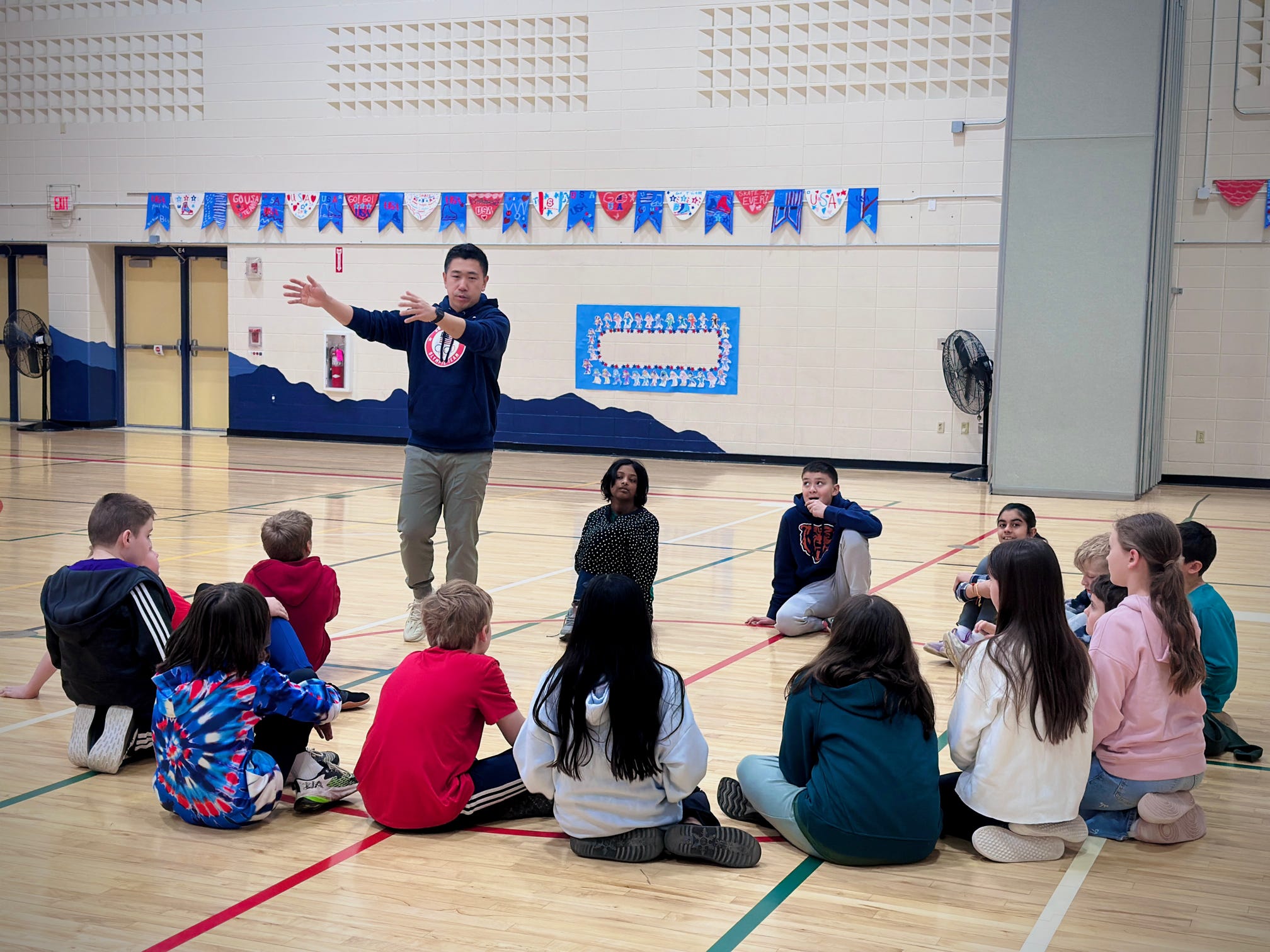 Speedskating in PE Class