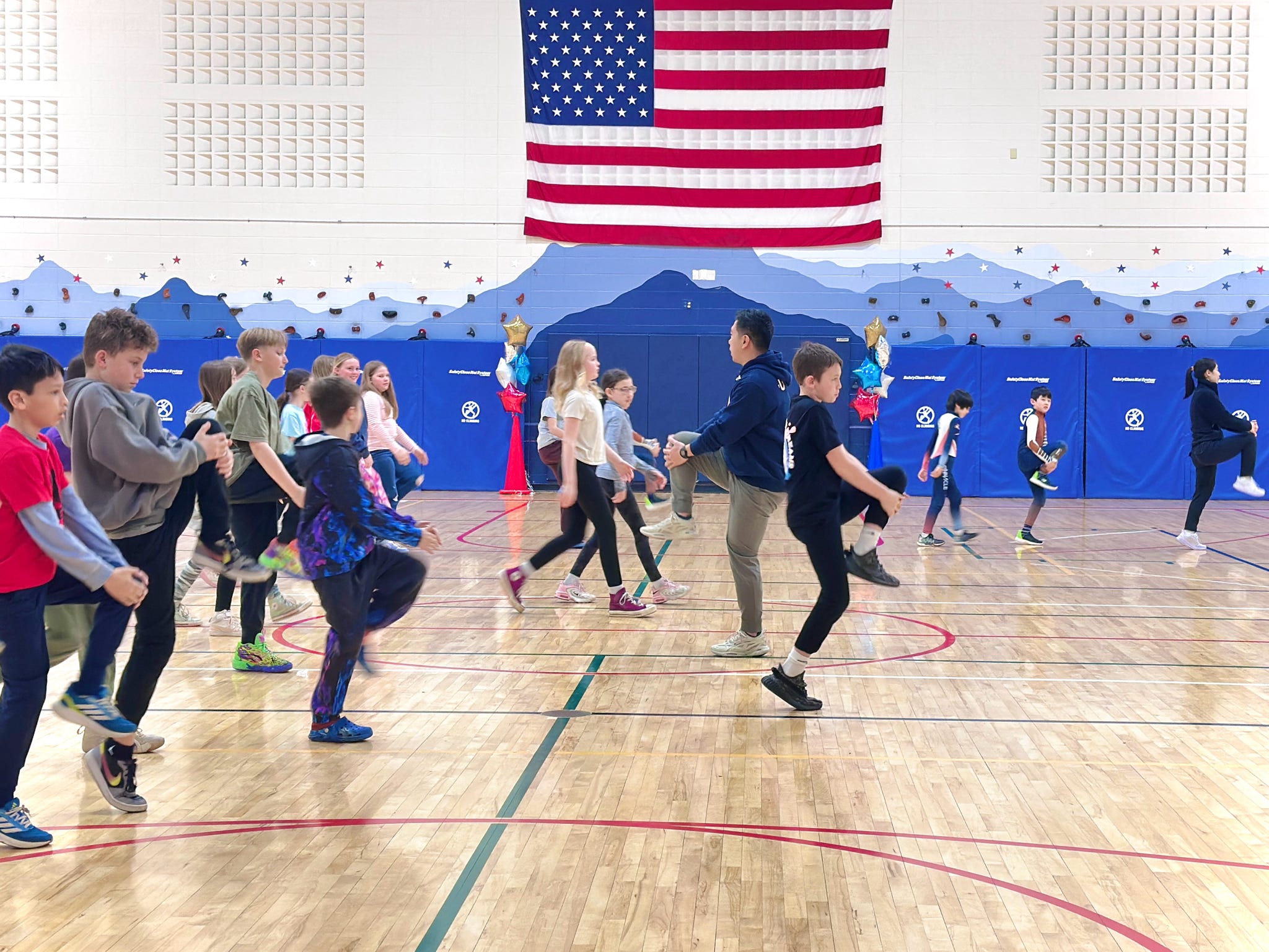 Speedskating in PE Class