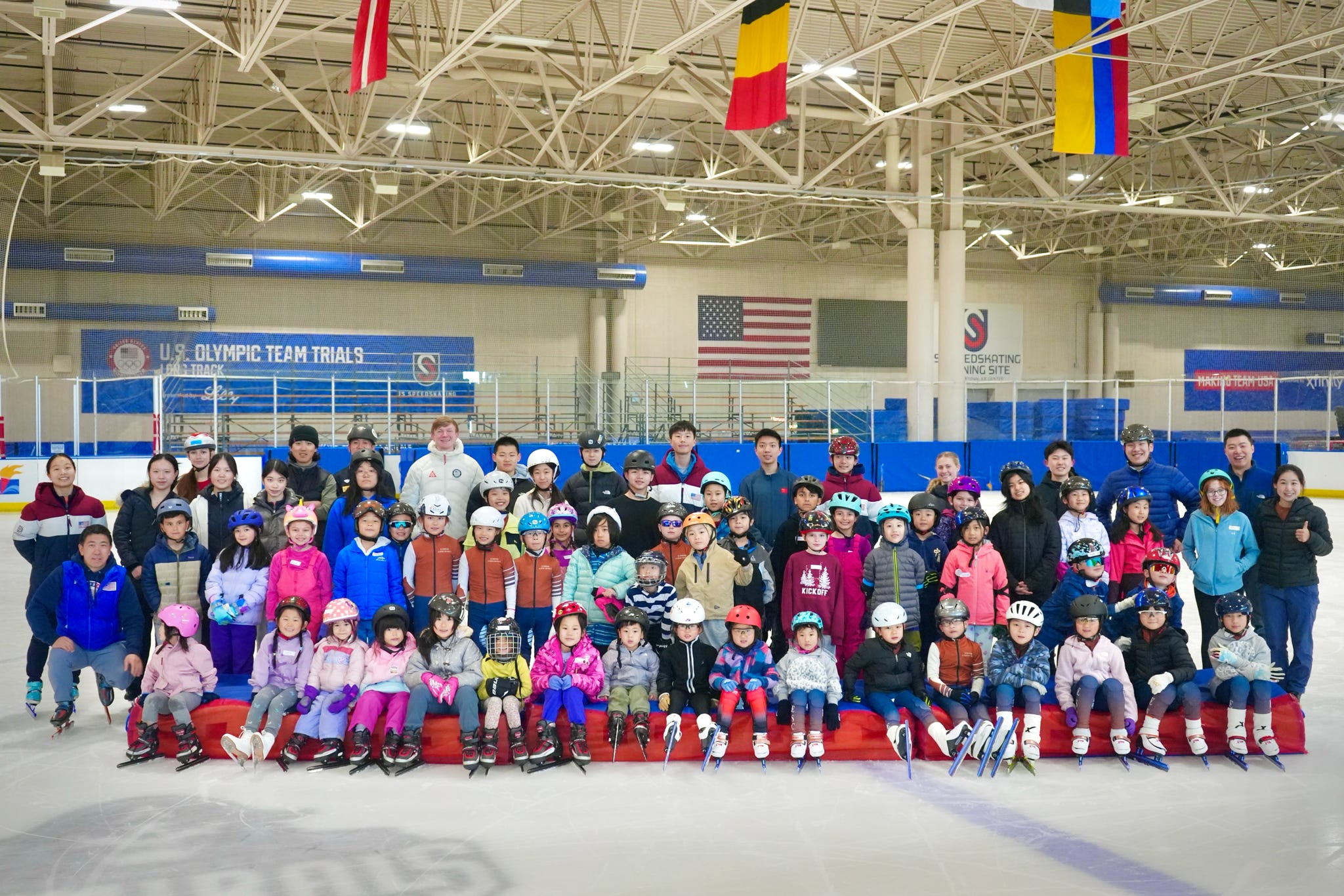 Skaters at Elmbrook Speedskating
